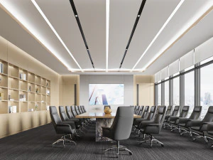 sala de reuniões de empresa financeira Modelo 3D