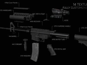 M4 - mil spec 3D Model
