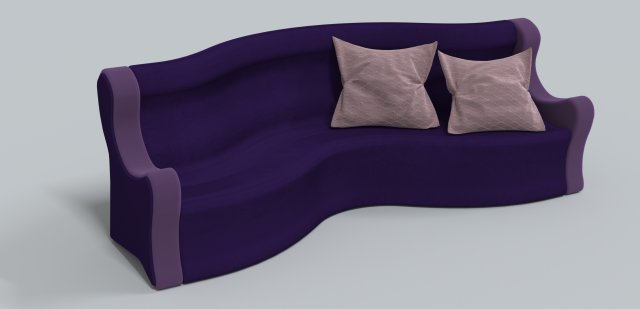 sofa for family office house hotel Modello 3D .c4d .max .obj .3ds .fbx .stl .blend 