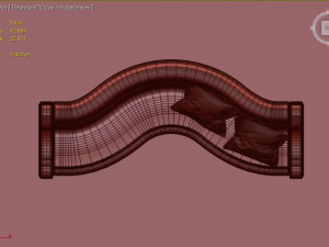 sofa for family office house hotel Modello 3D