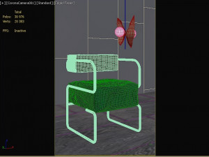 arm chair 3D 模型
