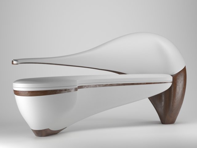 sofa for office and studio 3D मॉडल .c4d .max .obj .3ds .fbx .stl .blend 
