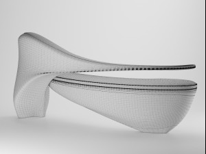sofa for office and studio 3D मॉडल