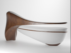 sofa for office and studio 3D मॉडल