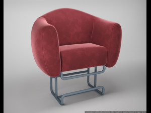 arm chair bard 3D Model