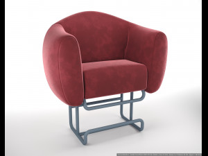 arm chair bard 3D Модель