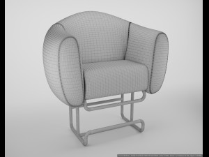 arm chair bard 3D Модель