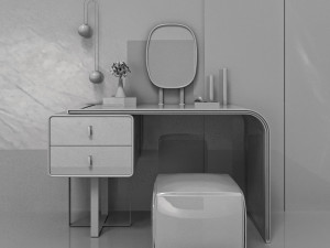 desk mirror Modelo 3D