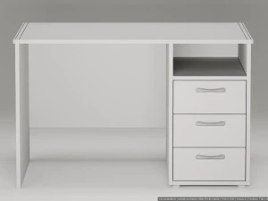 office table single-sided 3D Model