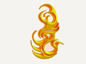 enfeite de drag&atilde;o Modelo 3D