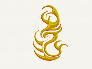 dragon ornament 3D Modell