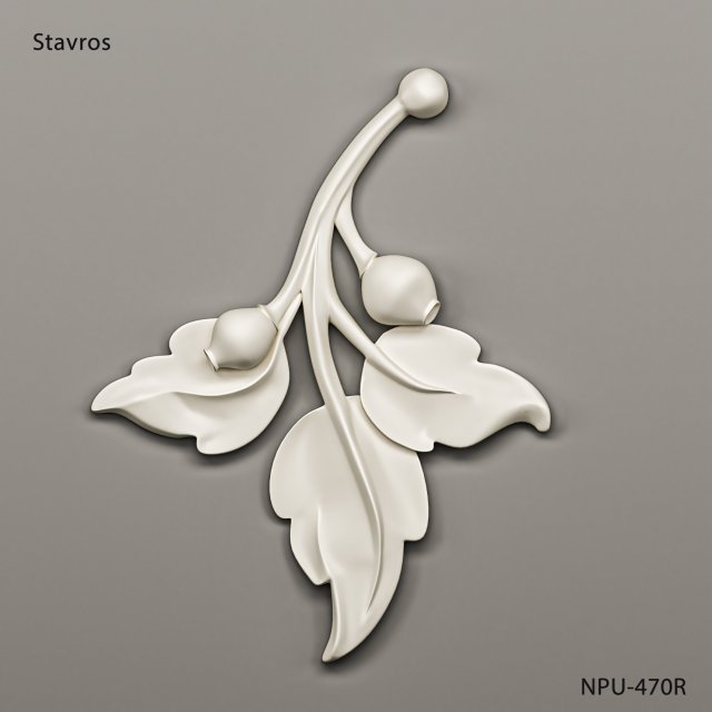Stavros decor Poliueretan NPU-470R 3D Модель .c4d .max .obj .3ds .fbx .stl .blend 