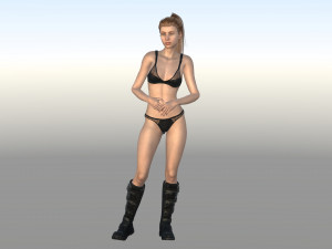 beautiful girl Modelo 3D