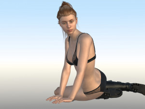 beautiful girl Modelo 3D