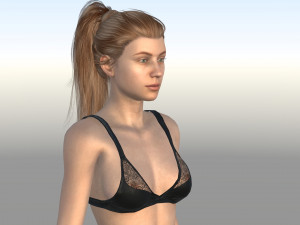 beautiful girl Modelo 3D