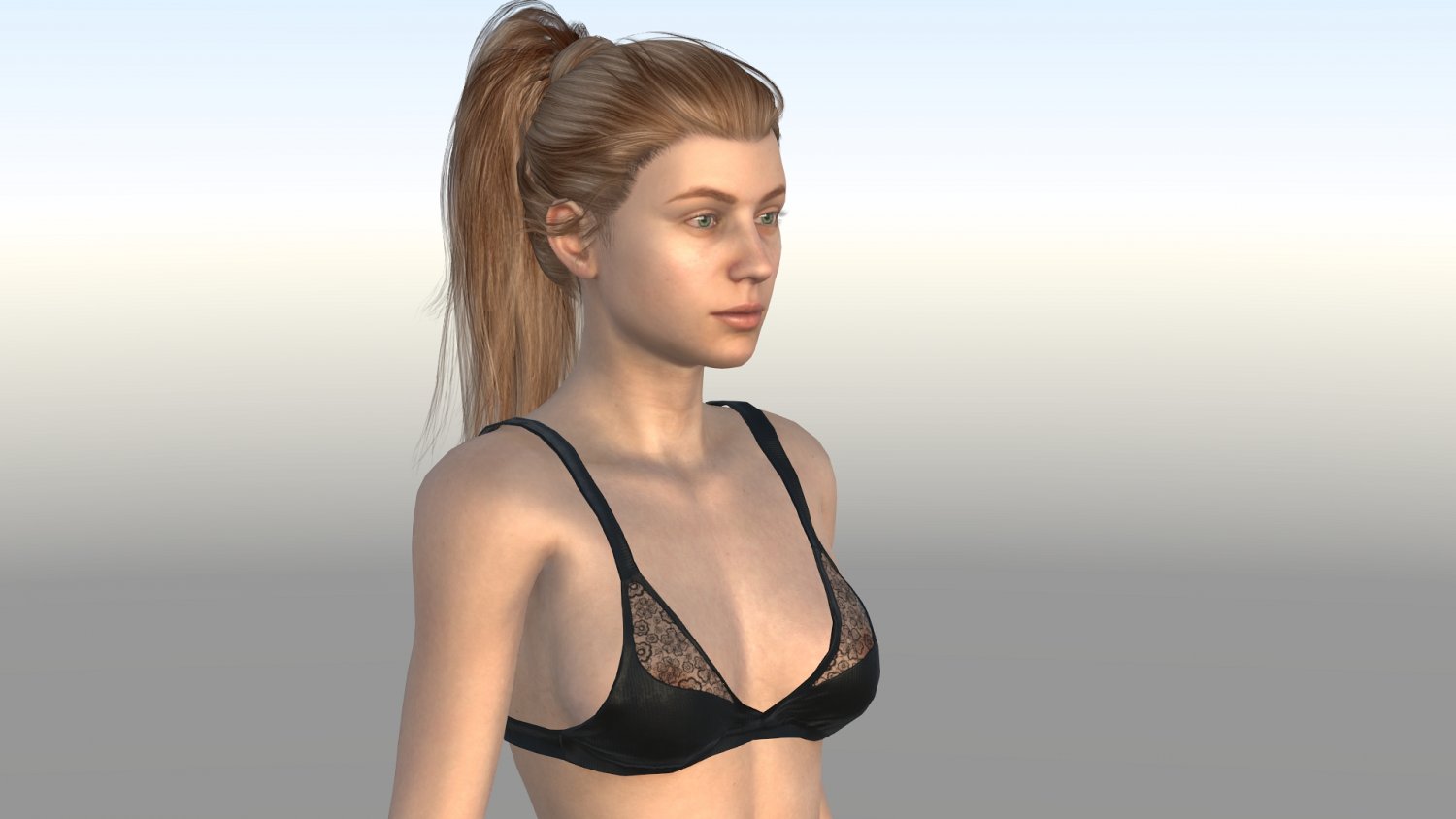 beautiful girl Modelo 3D in mulher 3DExport