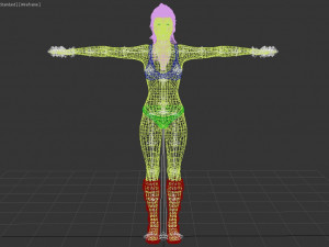 beautiful girl Modelo 3D