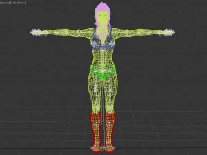 beautiful girl 3D Model