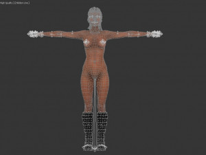 beautiful girl Modelo 3D