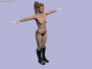 beautiful girl Modelo 3D