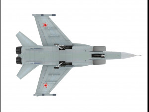 combat fighter mig 31 Modello 3D