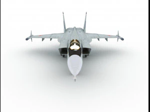 combat fighter mig 31 3D Model