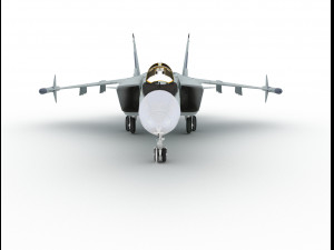 combat fighter mig 31 Modello 3D