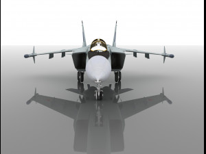 combat fighter mig 31 Modello 3D