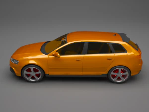 audi rs3 3D Model