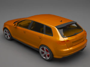 audi rs3 3D Model