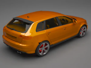 audi rs3 3D Model