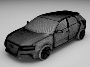 audi rs3 3D Model