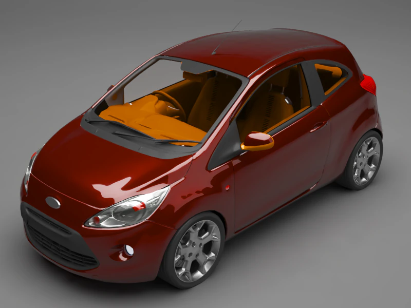 sedan car 3D Model .c4d .max .obj .3ds .fbx .stl .blend 