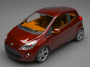 sedan car 3D Model