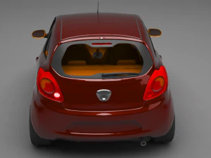 sedan car 3D Model