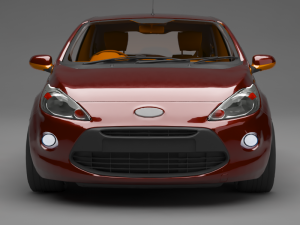 sedan car Model 3D