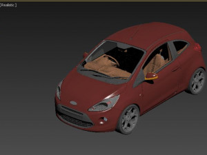 sedan car Model 3D