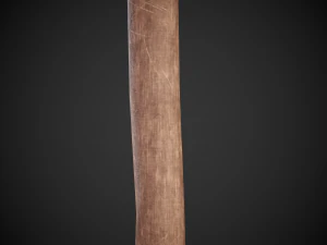 ascia di pietra primitiva Modello 3D