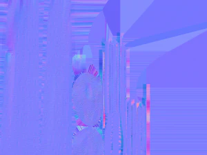 ascia di pietra primitiva Modello 3D