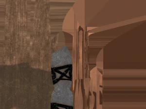 ascia di pietra primitiva Modello 3D