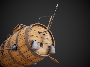 the first russian submarine Modelo 3D