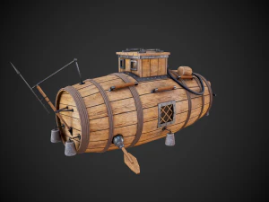 the first russian submarine 3D Model
