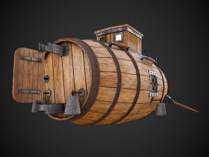 the first russian submarine Modelo 3D