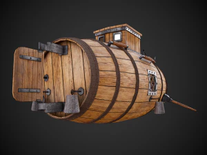 the first russian submarine 3D Model