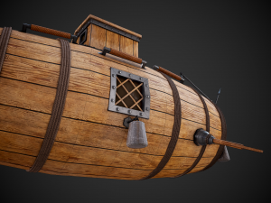the first russian submarine Modelo 3D