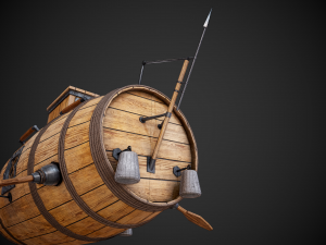 the first russian submarine Modelo 3D