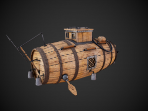 the first russian submarine Modelo 3D