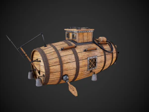 the first russian submarine 3D Model