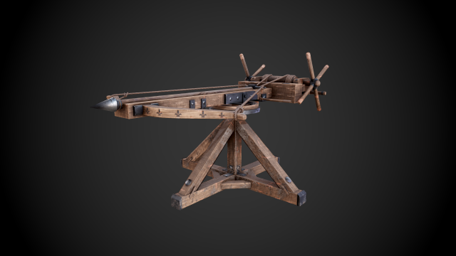 ballista 3D Модель .c4d .max .obj .3ds .fbx .stl .blend 