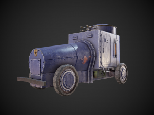 military assistance car Modelo 3D